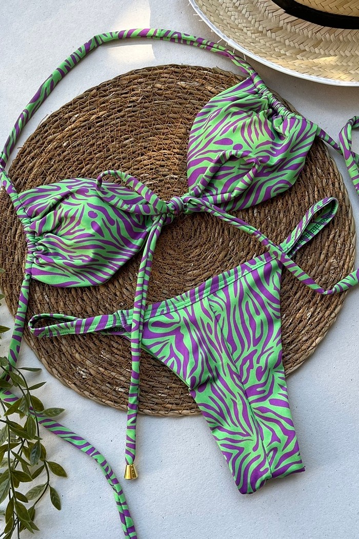 Biquíni Cortininha e Fita Vitalidade