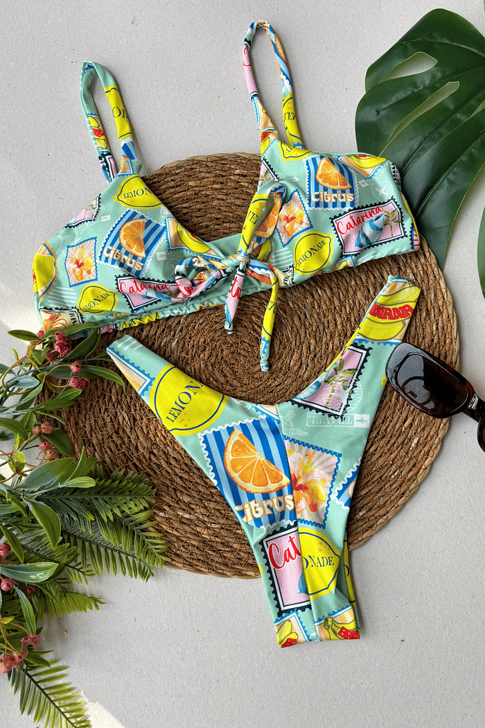 Biquíni Ferrugem Top e Asa delta