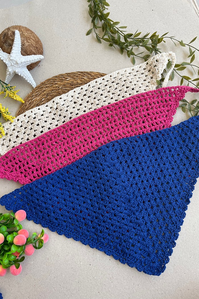 Biquíni Bandana em Crochê