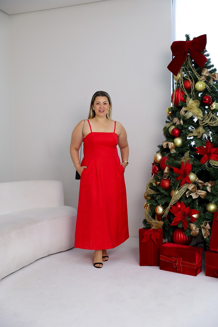 Vestido Natália Vermelho