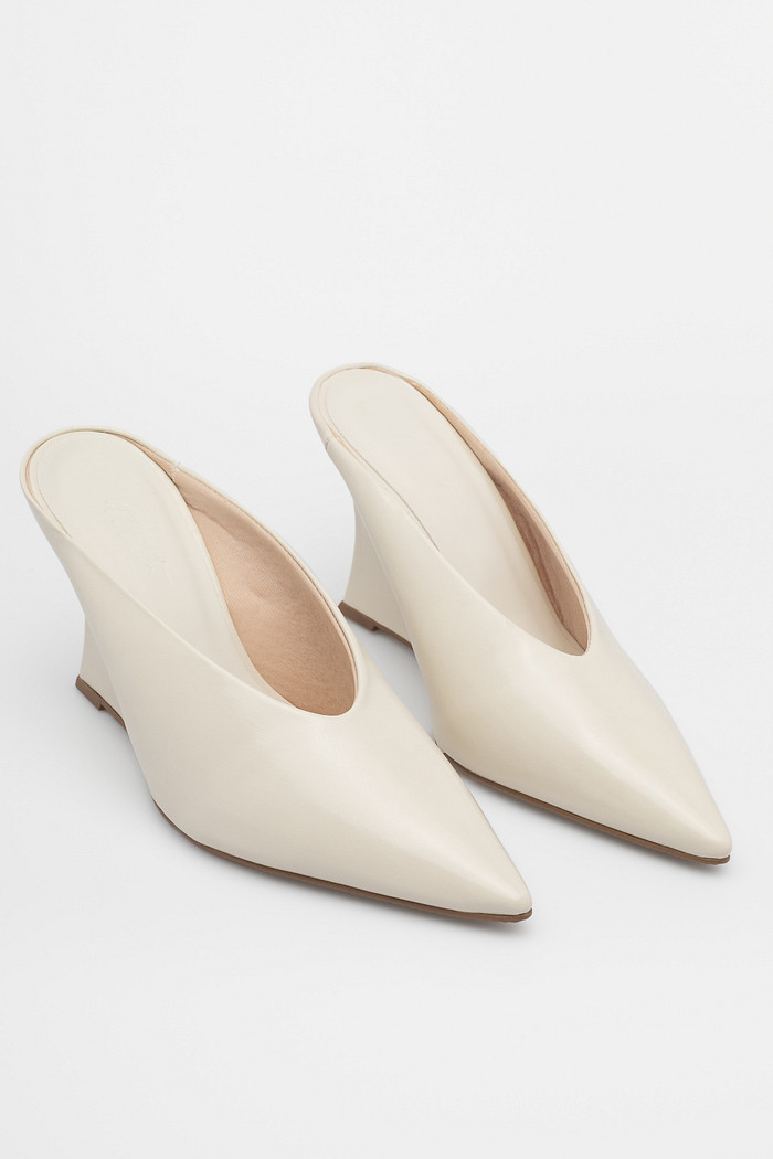 Mule Anabela Maria Off-White