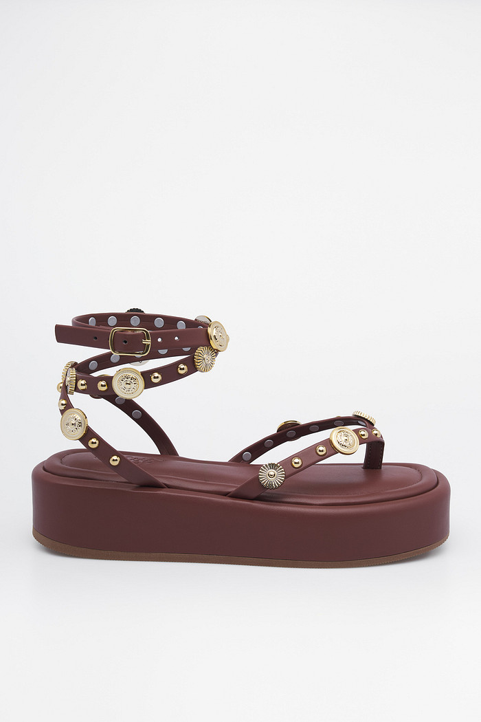 SANDÁLIA BRENDA MARROM SANDÁLIA BRENDA MARROM