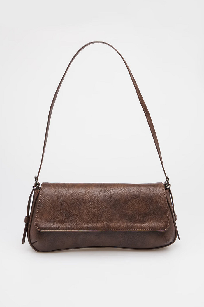 Bolsa Thayla Café - Bolsa Pequena Minimalista