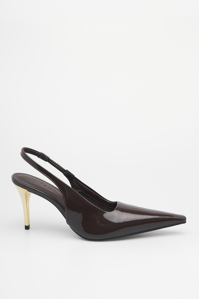Scarpin Slingback Morgana Café