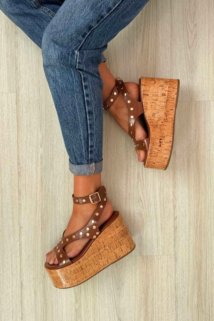 Sandália Jaqueline Caramelo