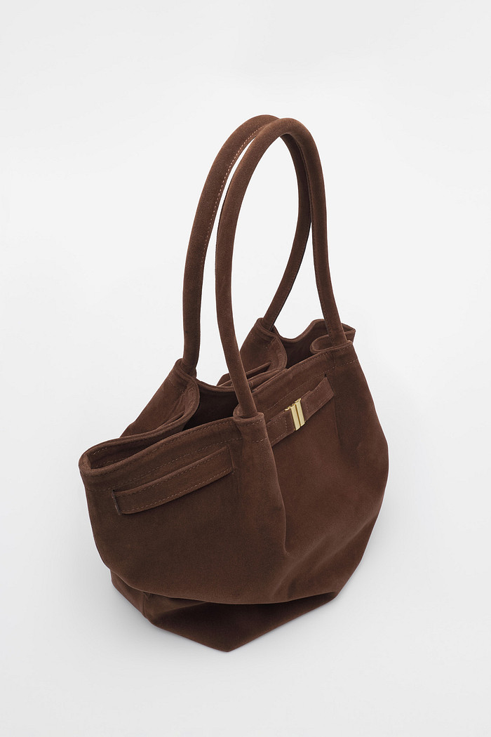 Bolsa Zoe Chocolate Tote Feminina Grande