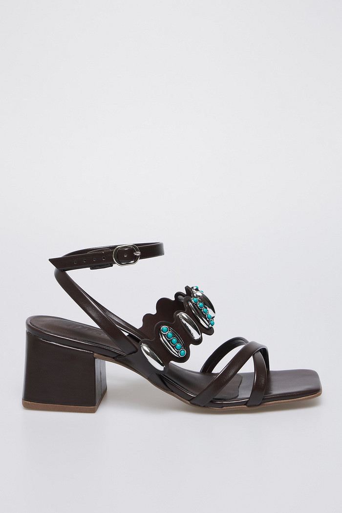 Sandália Claudia Café