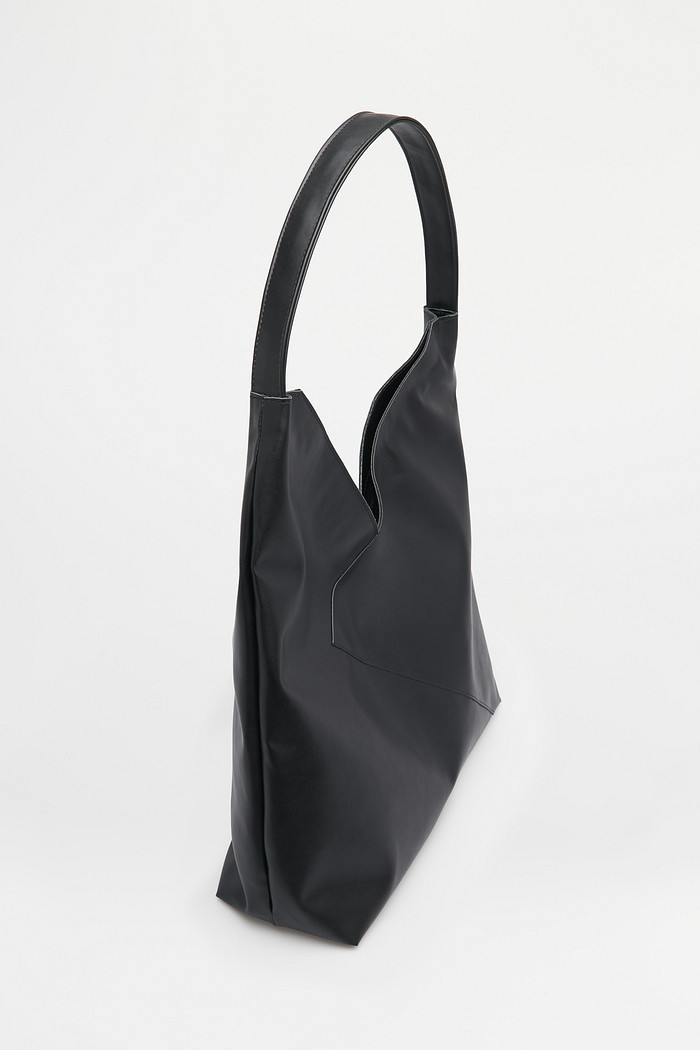 Bolsa Eva Preta Shopper Grande Minimalista