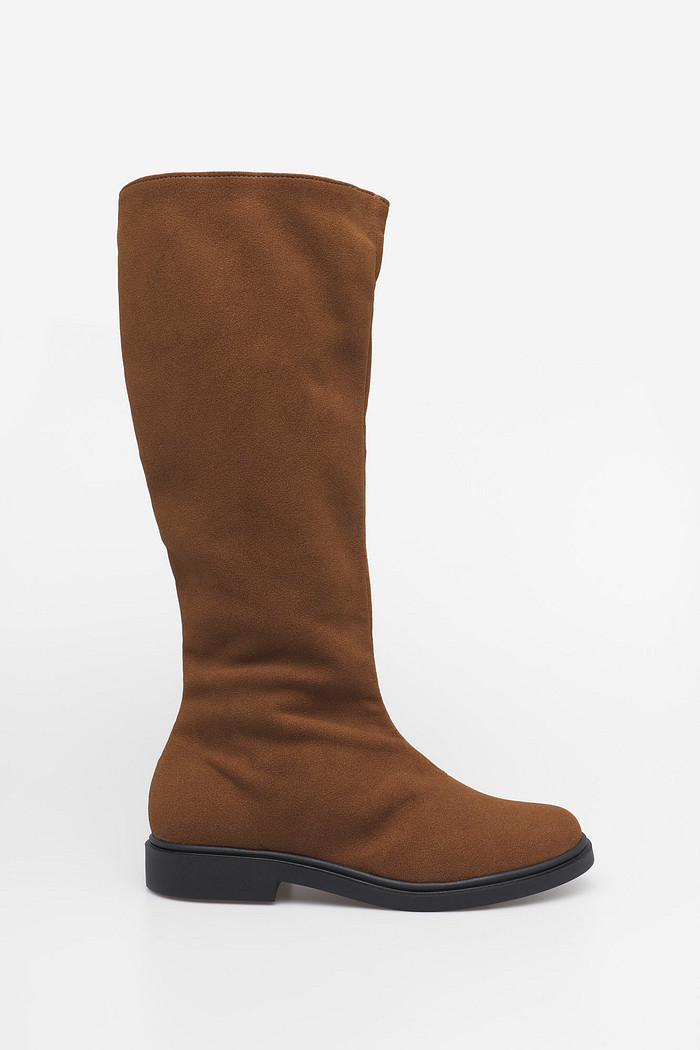 Bota Chelsea 2 em 1 Camurça Camel