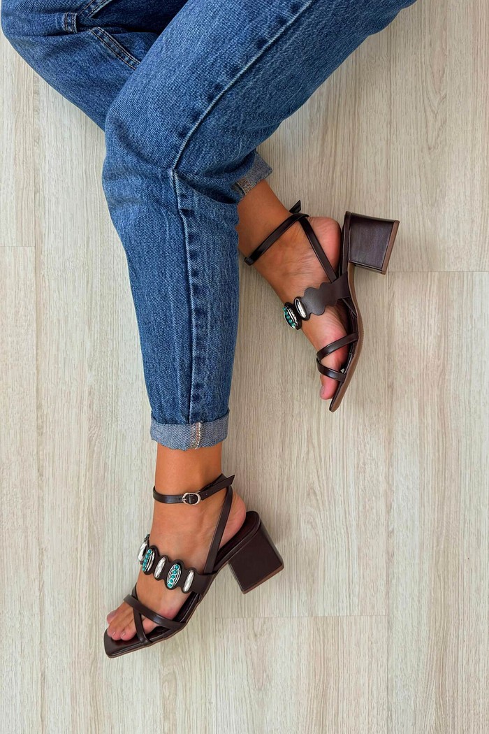 Sandália Claudia Café