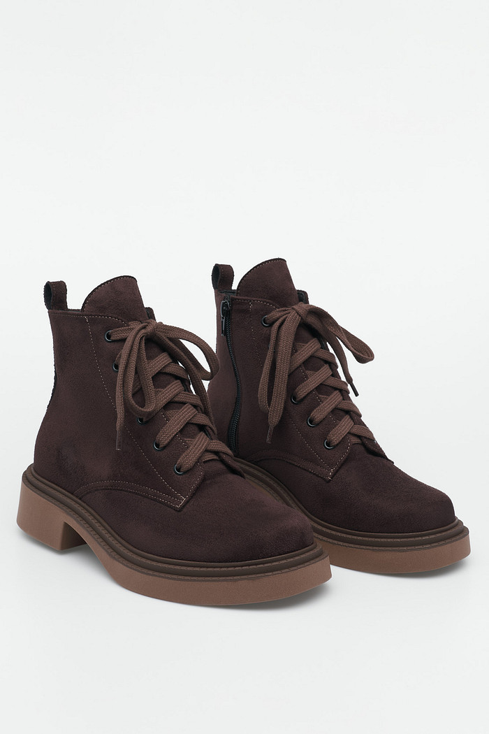 Bota Coturno Flávia Marrom