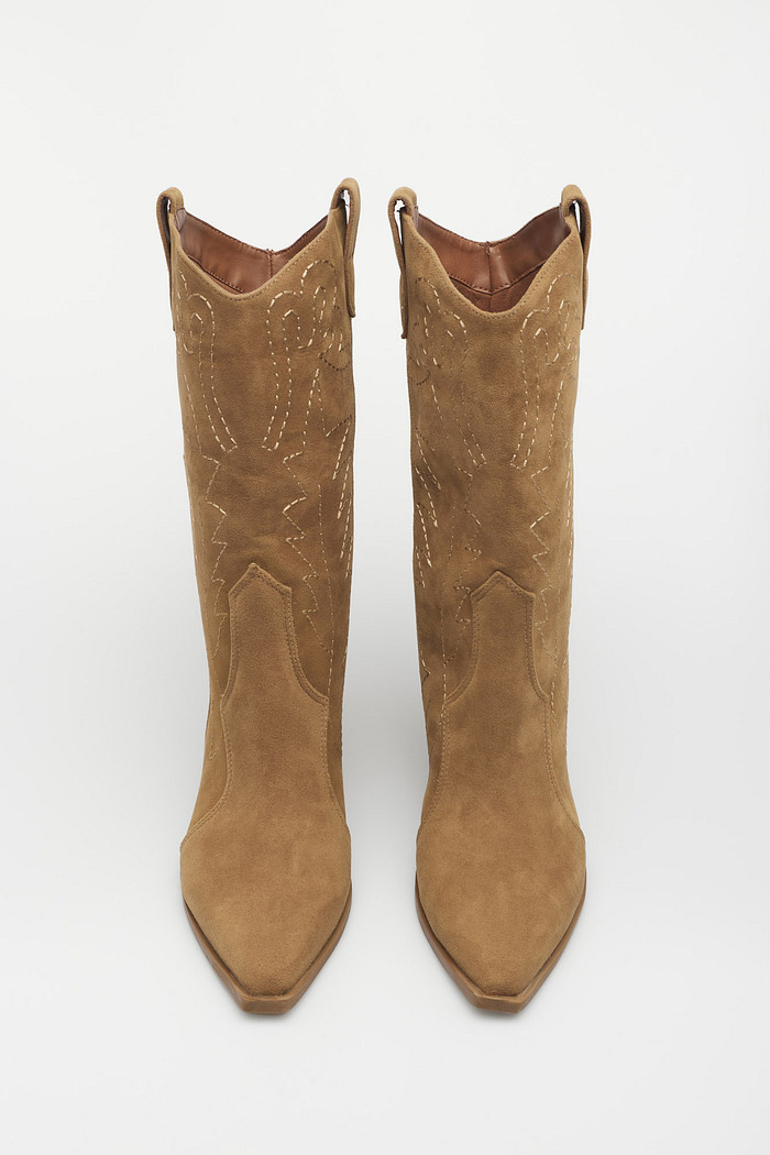 Bota Western Danusa Bege