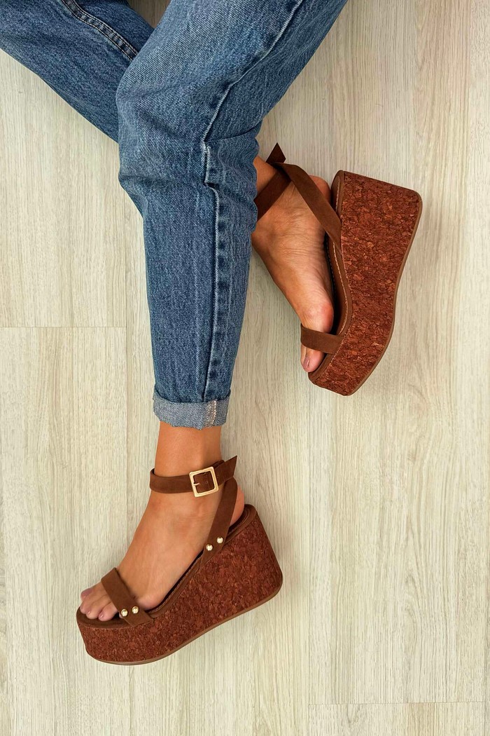 Sandália Natália Caramelo