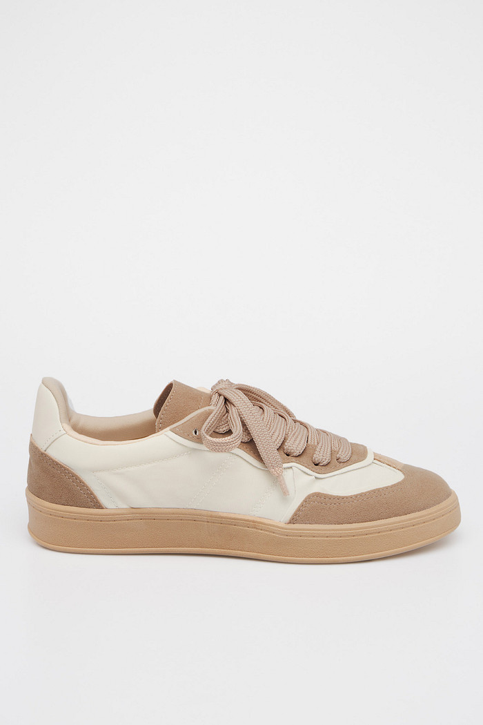 Tênis feminino Ana Nude tons neutros casual chic MIST