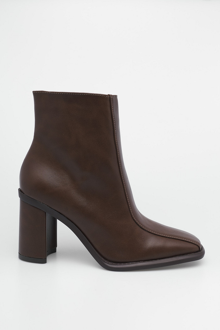 Bota Ankle Boot Malu Café
