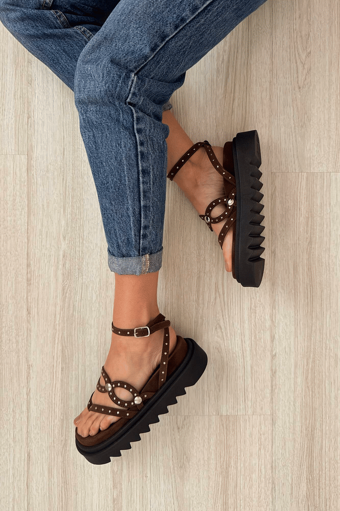 Sandalia Matilda marrom