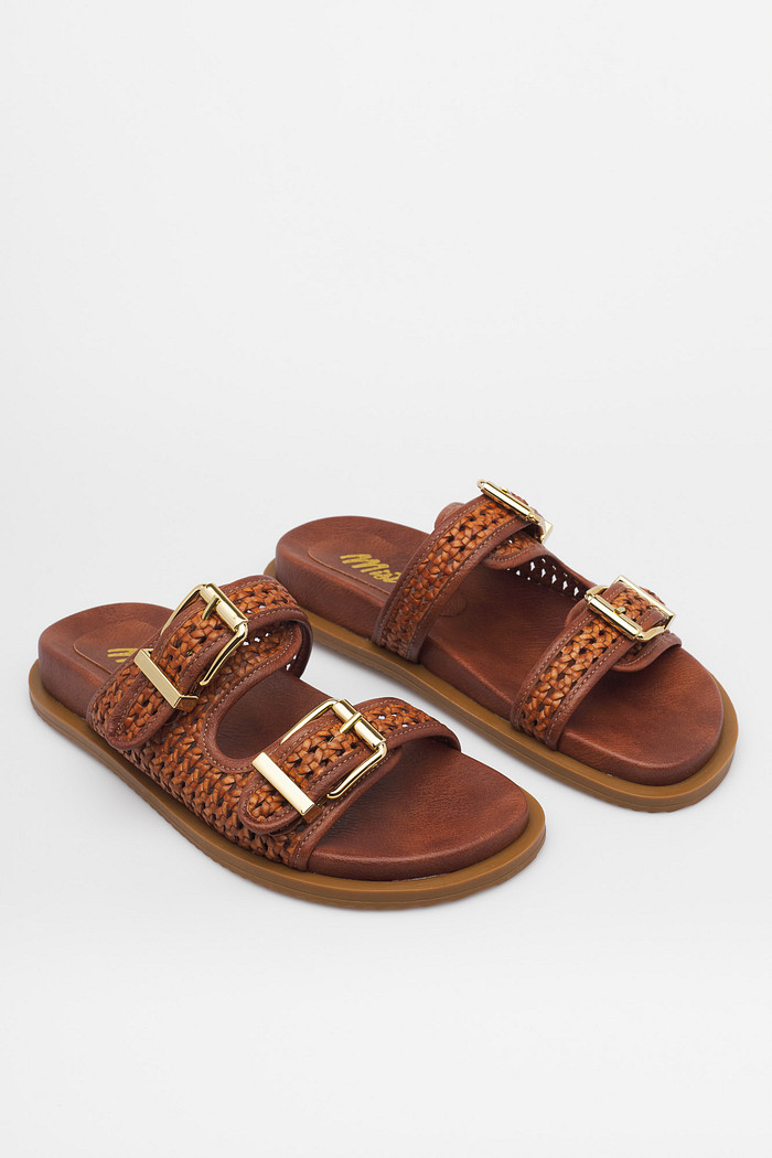 Birken Katy Caramelo Papete com Fivelas