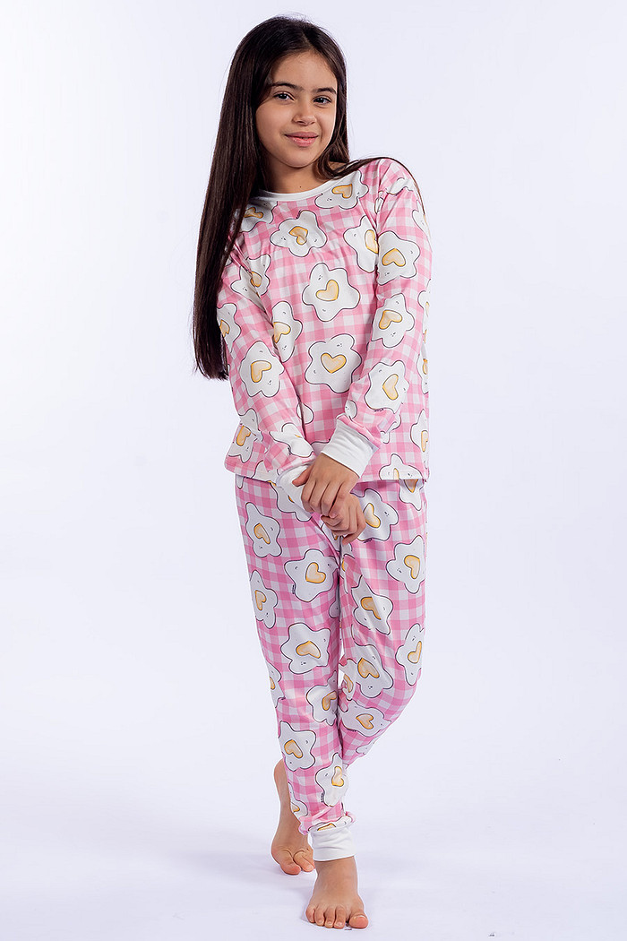 PIJAMA JUVENIL FEMININO SKIN LIGHT