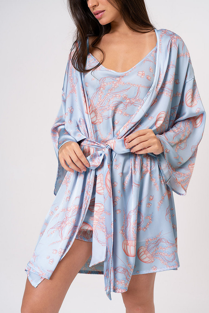 ROBE ACETINADO - BALLET DAS ÁGUAS