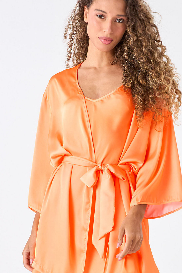ROBE ACETINADO - CLÁSSICOS ACETINADOS TANGERINA