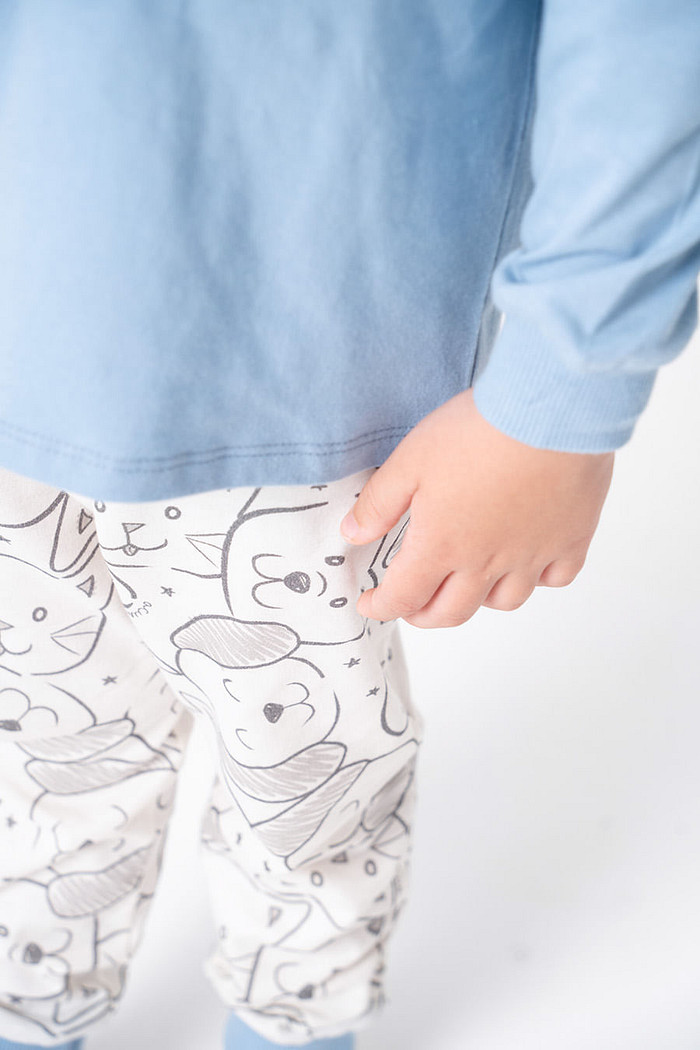 PIJAMA DE MALHA INFANTIL MENINO - PET COLORS