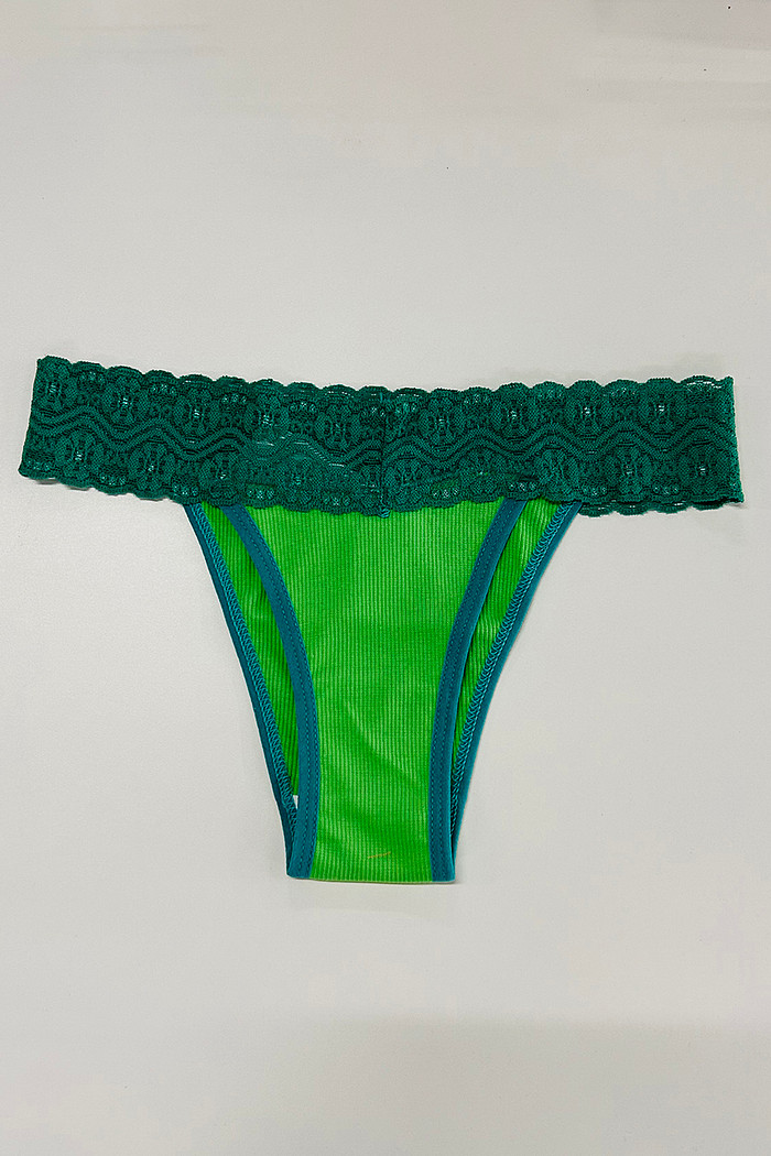 CALCINHA BASICA - RENDA EM CORES VARIADAS