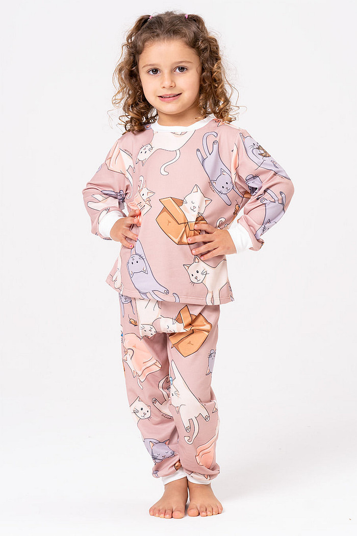 PIJAMA LONGO INFANTIL UNISSEX - GATICES