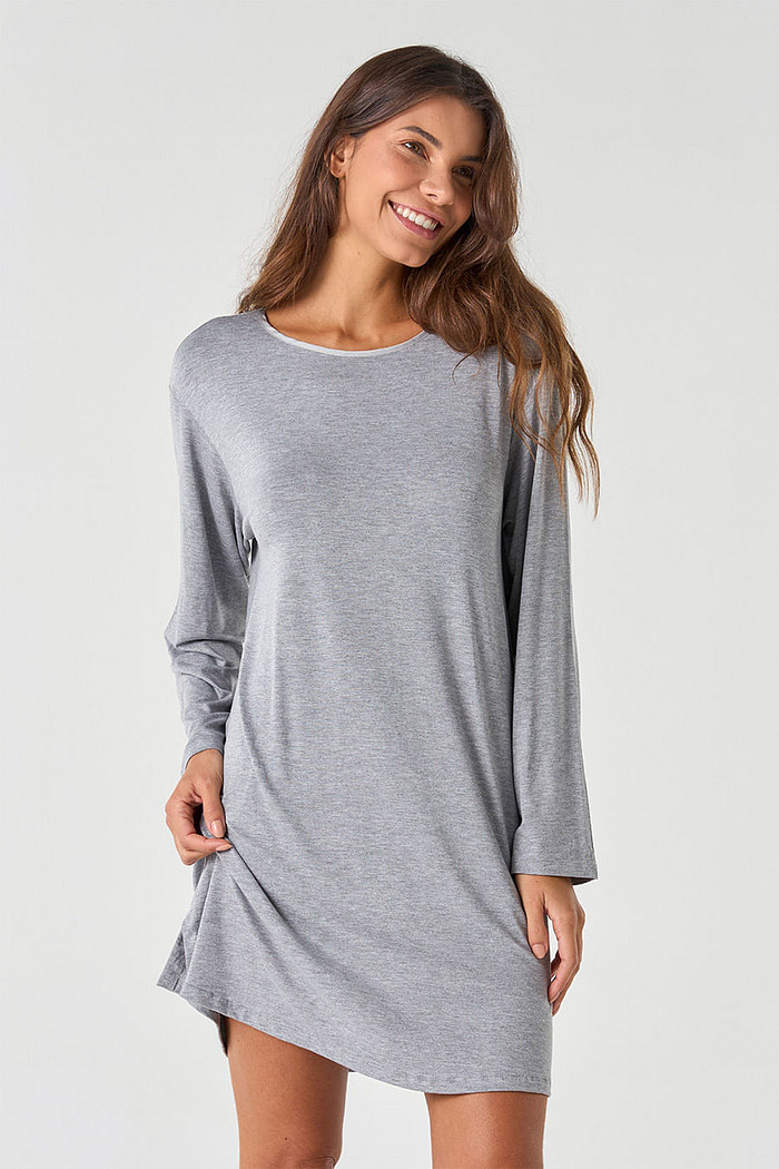 CAMISOLA DE VISCOSE MANGA LONGA - CLÁSSICO VISCOSE MESCLA