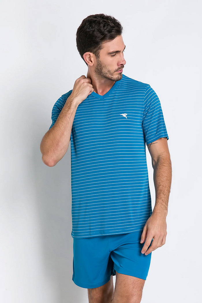 PIJAMA PLUME CURTO DECOTE V - CERENA