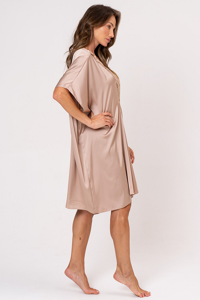 KAFTAN ACETINADA - CLÁSSICOS ACETINADOS MOCHA MOUSSE