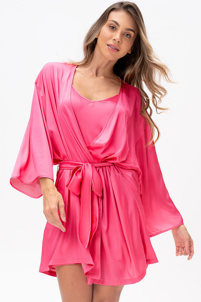 ROBE ACETINADO - CLÁSSICOS ACETINADOS PINK LOVE