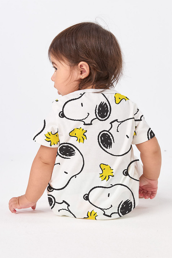 MACAQUINHO BABY ALGODÃO - SNOOPYS DAY