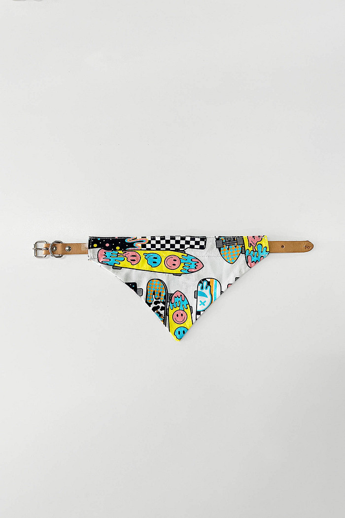 BANDANA PET PARA COLEIRA - SKATEBOARD