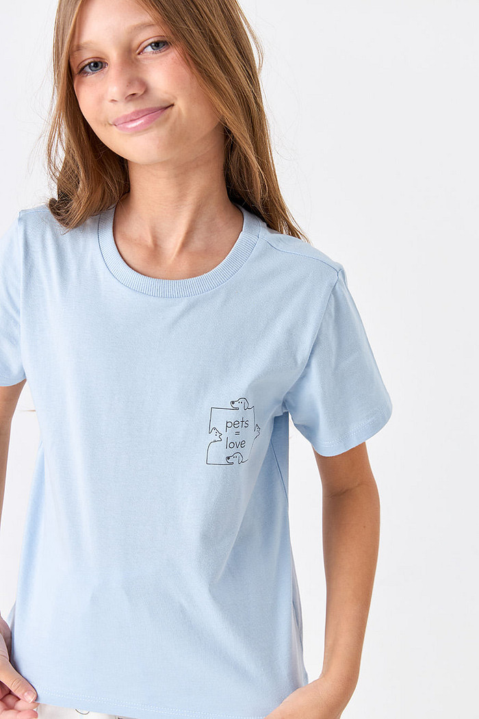 PIJAMA CURTO JUVENIL MENINA - CAT&DOG