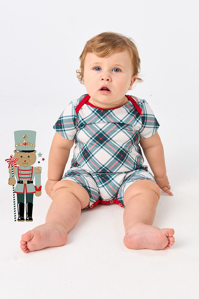 BODY MACAQUINHO CURTO BABY - CONTOS DE NATAL