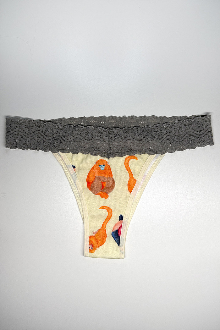 CALCINHA BÍQUINI EM RIBANA DE ALGODÃO - DIVERSAS