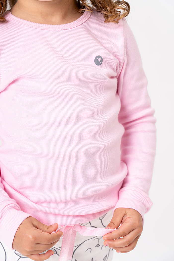 PIJAMA DE RIBANA LONGO INFANTIL - PET COLORS