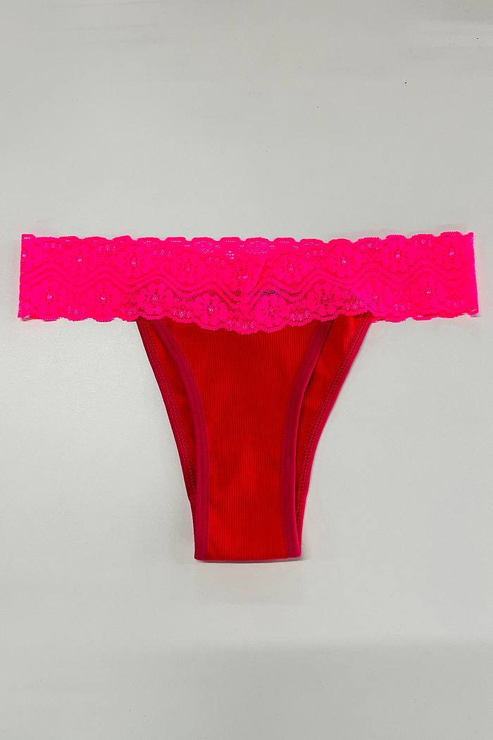 CALCINHA BASICA COM RENDA EM CORES VARIADAS