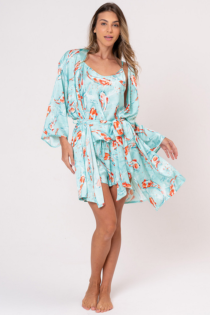 ROBE ACETINADO - DOCE ÁGUA