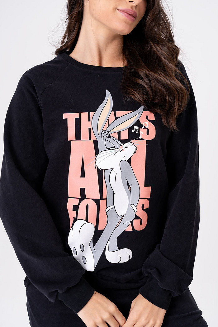 ABRIGO DE MOLETOM FEMININO - LOONEY HOLLYWOOD