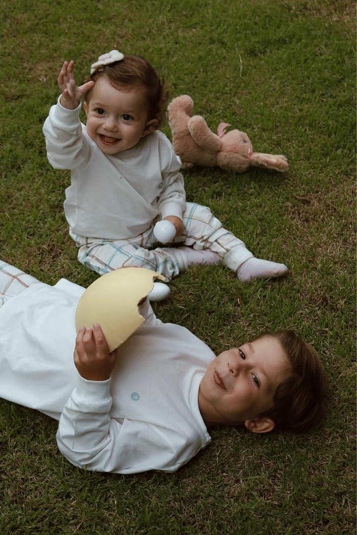 PIJAMA LONGO INFANTIL UNISSEX XADREZ 