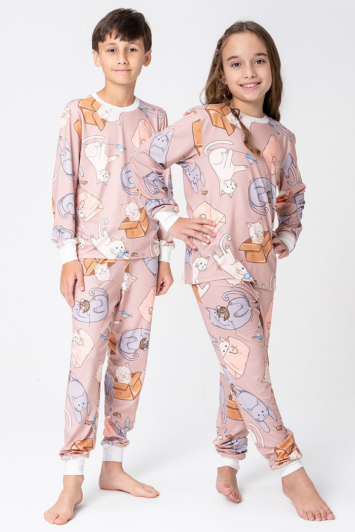 PIJAMA LONGO JUVENIL UNISSEX - GATICES