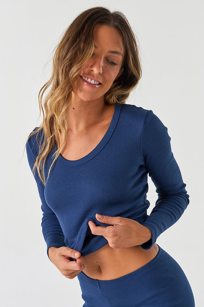 PIJAMA FEMININO DE RIBANA LONGO - CLÁSSICOS CANELADOS