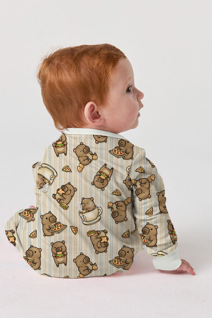 BODY + CALÇA BABY UNISSEX - CAPIVARAS