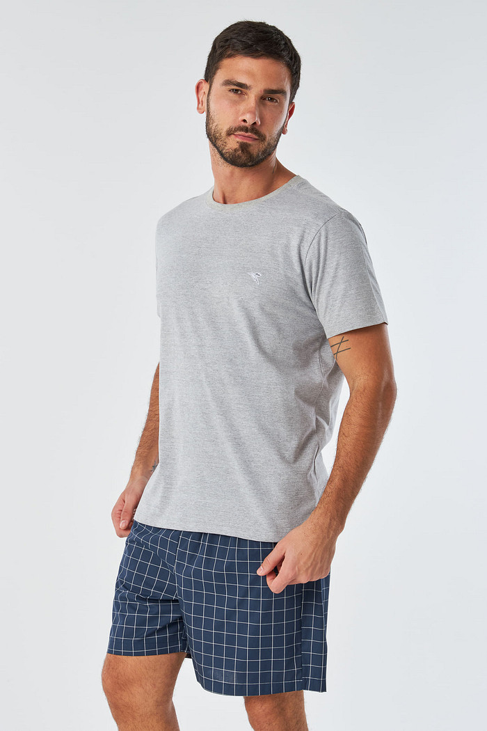 PIJAMA CURTO MASCULINO - CLÁSSICOS CAMBRAIA II