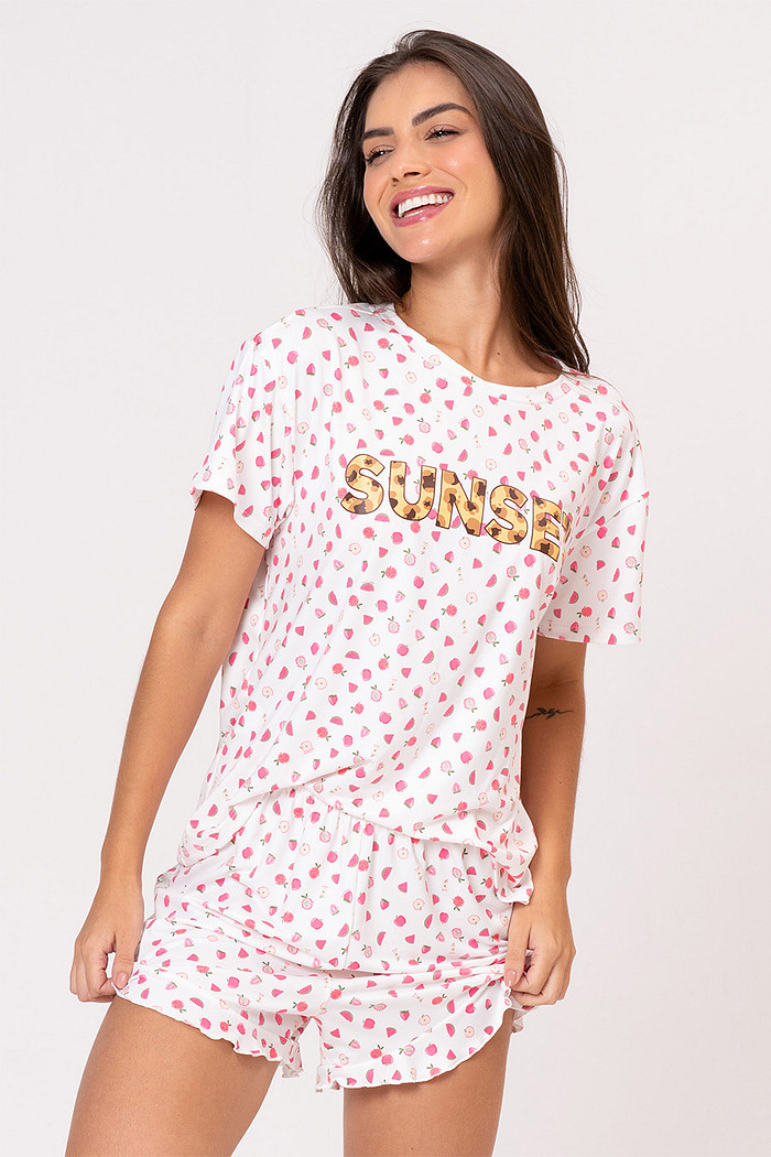 PIJAMA FEMININO CURTO - CALIFÓRNIA