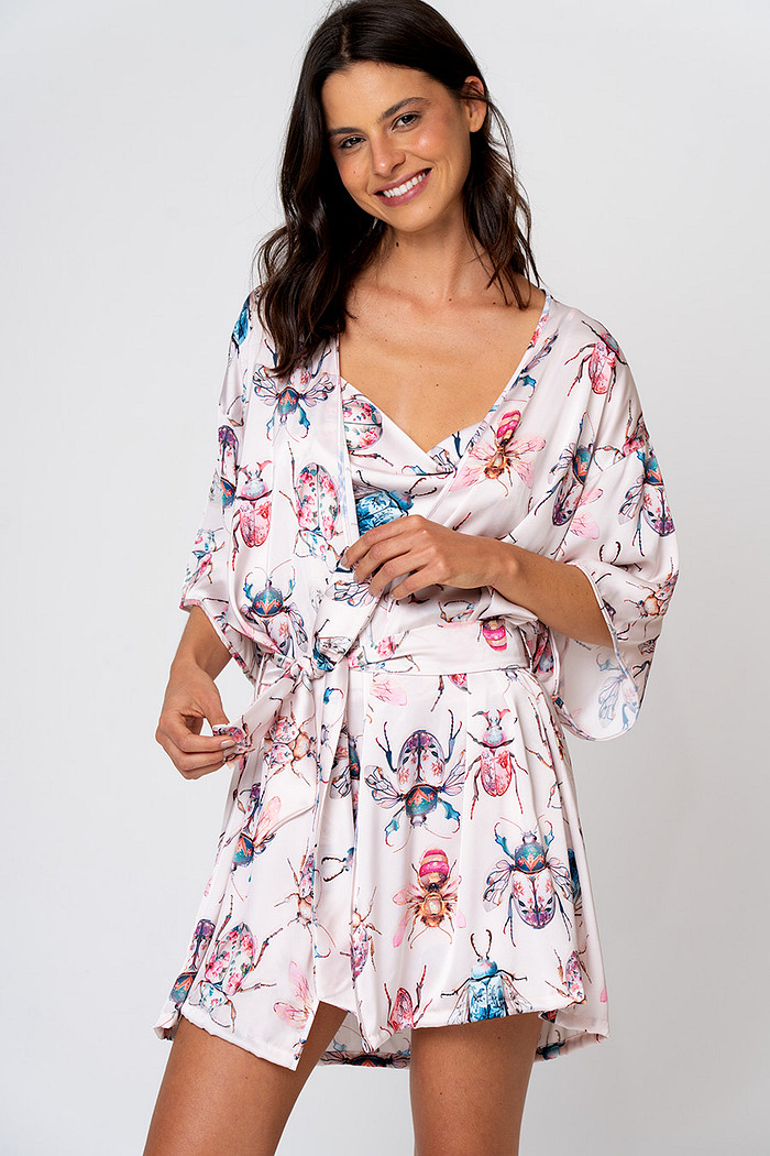 ROBE CURTO TOQUE DE SEDA