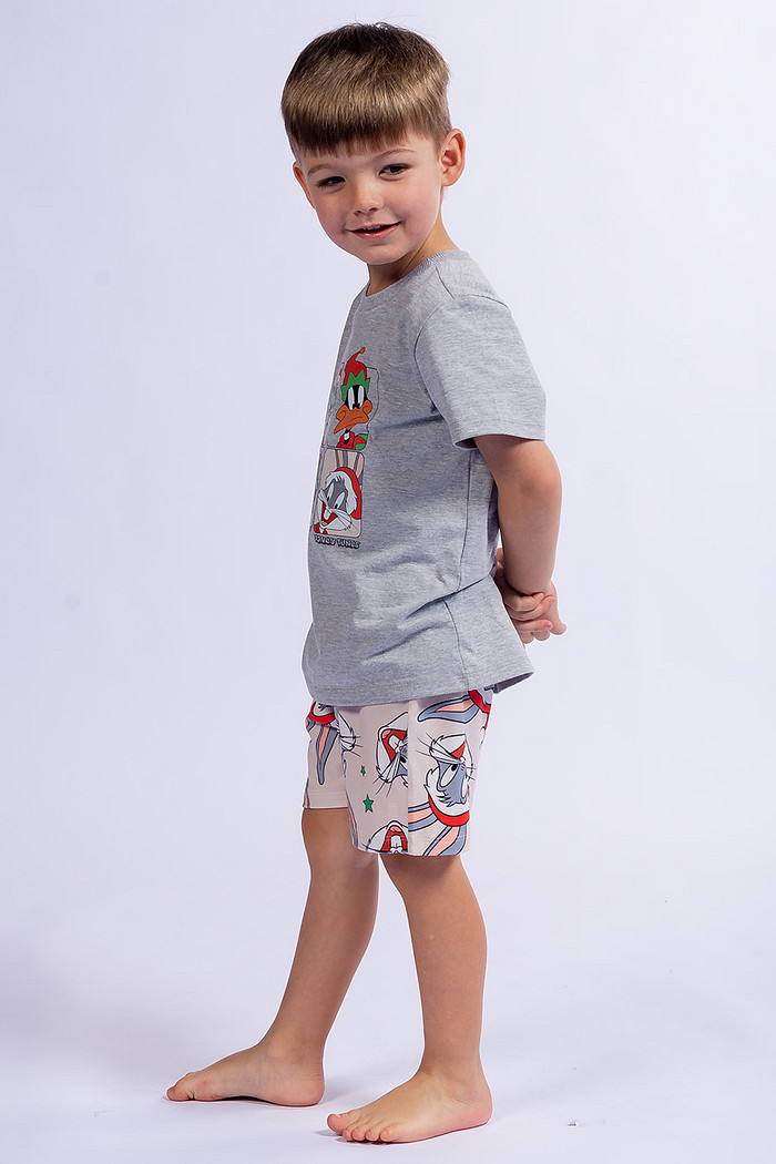 PIJAMA CURTO MENINO INFANTIL - NATAL PERNALONGA