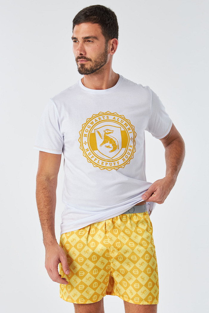 PIJAMA CURTO MASCULINO LUFA-LUFA - HARRY POTTER