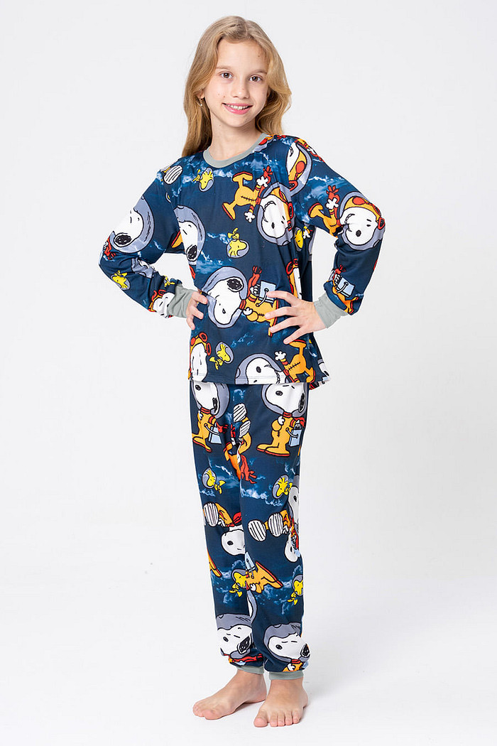 PIJAMA LONGO JUVENIL UNISSEX - SNOOPY NAUTA